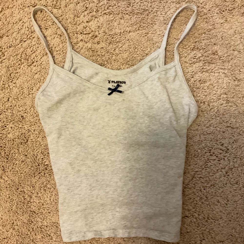 PLAYBOY Women's Light Gray Camisole